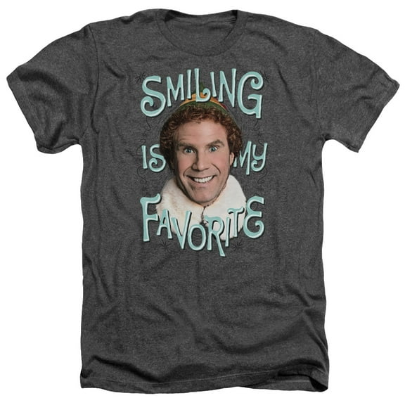 Elf - Smiling - Heather Short Sleeve Shirt - XX-Large