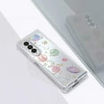 thumbnail image 5 of Galaxy Z Fold 4 Clear Case, Soft Clear Flexible Rubber Planet Space Stars Sparkle Case Girls Women Glitter Shockproof Protective Case for Samsung Galaxy Z Fold 4 -Universe, 5 of 9