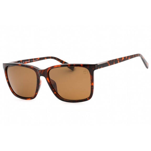 Timberland Polarized Brown Rectangular Men's Sunglasses TB9280-H 52H 59
