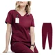 thumbnail image 1 of Pijamas Médicos Uniformes Bata Quirúrgica Mujer Conjuntos, 1 of 5