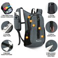thumbnail image 2 of Mochila de Senderismo Seektop 15L para Mujer y Hombre Impermeable Gris, 2 of 7