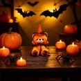 thumbnail image 6 of WYBXZ Orange Pumpkin Bear Plush, 11.81IN Stuffed Animal for Halloween, Vibrant Fall Decor, Soft Lint-Free Plush Toy for Couch Bed Display, 6 of 7