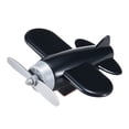 thumbnail image 2 of Motorcycle Helmet Ornament, Rotatable Airplane Motorcycle Decoration, Plastic Wind Spinner Small Plane Accessory for Helmets Bikes Easy Installation, Black, 2 of 6