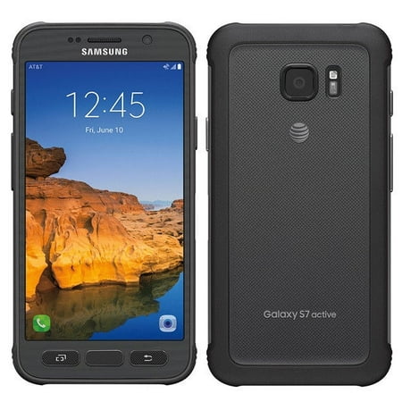 SAMSUNG GALAXY S7 ACTIVE G891A (LATEST) 32GB AT&T + GSM UNLOCKED GRAY (Best Active Cell Phones)