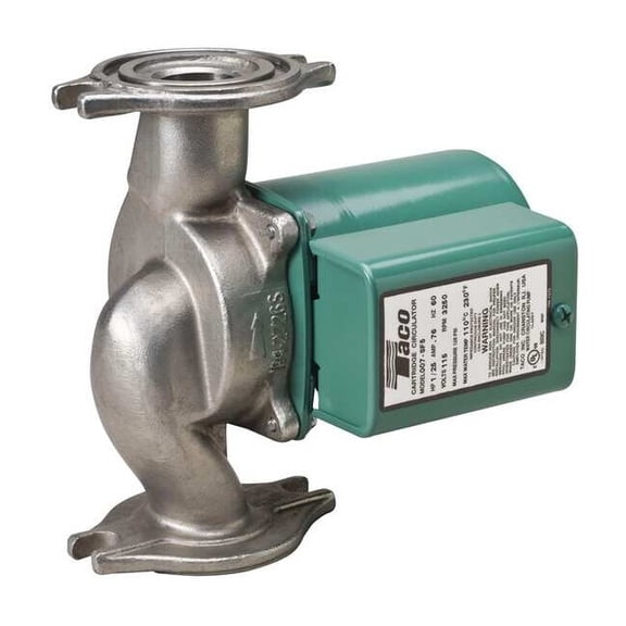 Potable Water Circulating Pump, 1/25 hp, 115V, 1 Phase, Flange Connection 007-SF5-IFC