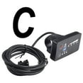 thumbnail image 4 of LEFU for Electric Bicycle E-Bike LED Display Controller 810 24V/36V/48V ABS Plastic Panel for JST-SM Connector Gear Signal Lamp Control Black, 4 of 10