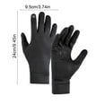 thumbnail image 3 of CxhicLuv Sports Touchscreen Gloves Anti-Slip Water-Resistant Windproof Running Cycling Fishing Workout Warm Three-Layer Insulated Palm Silicone Grip Breathable Durable, 3 of 8