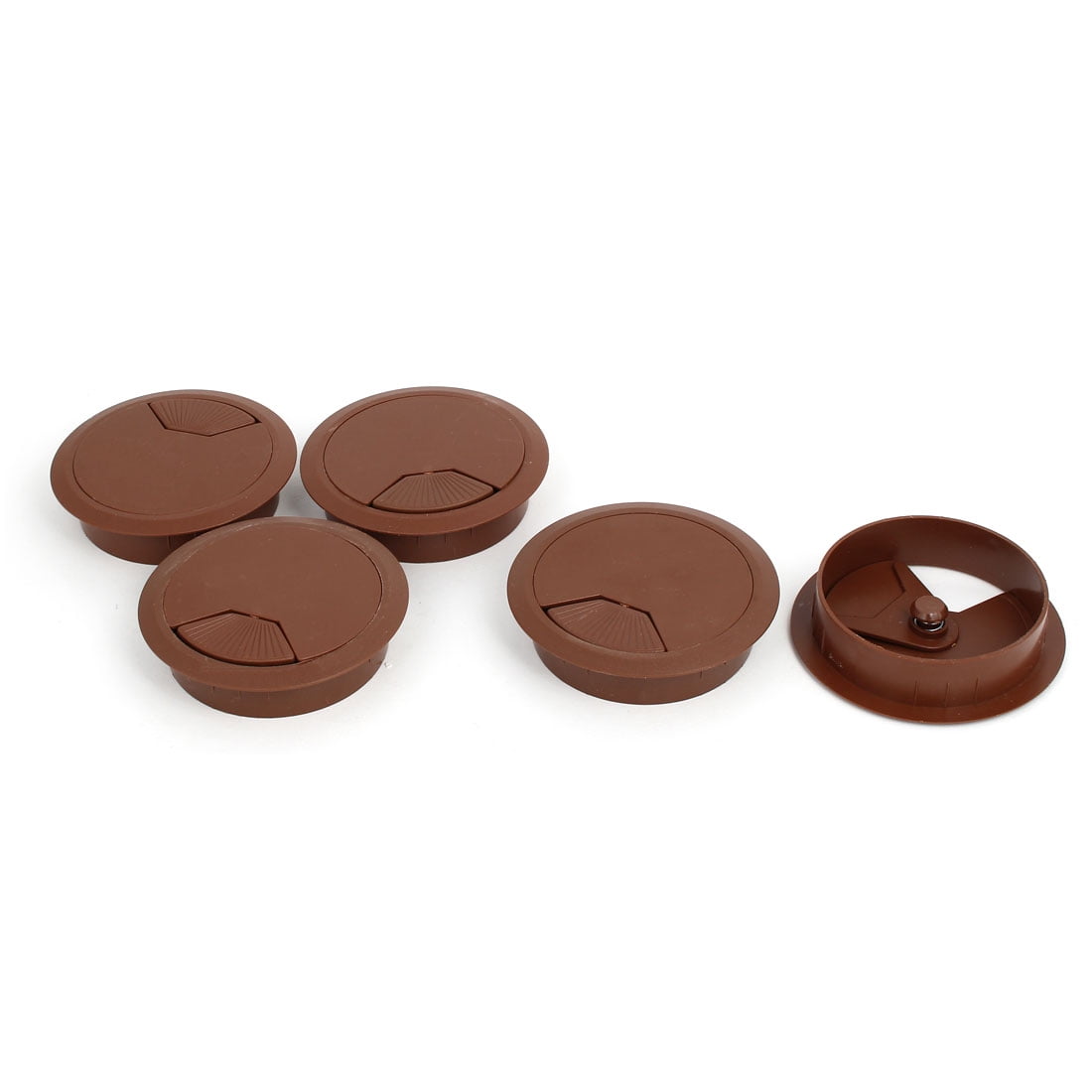 Round Desk Grommet 80mm Brown