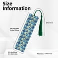 thumbnail image 3 of Kdxio Hawaiian Style Print Metal Tassel Bookmarks,Perfect Gift for Art Lovers and Bookworms Metal Bookmarks for Women, 3 of 8