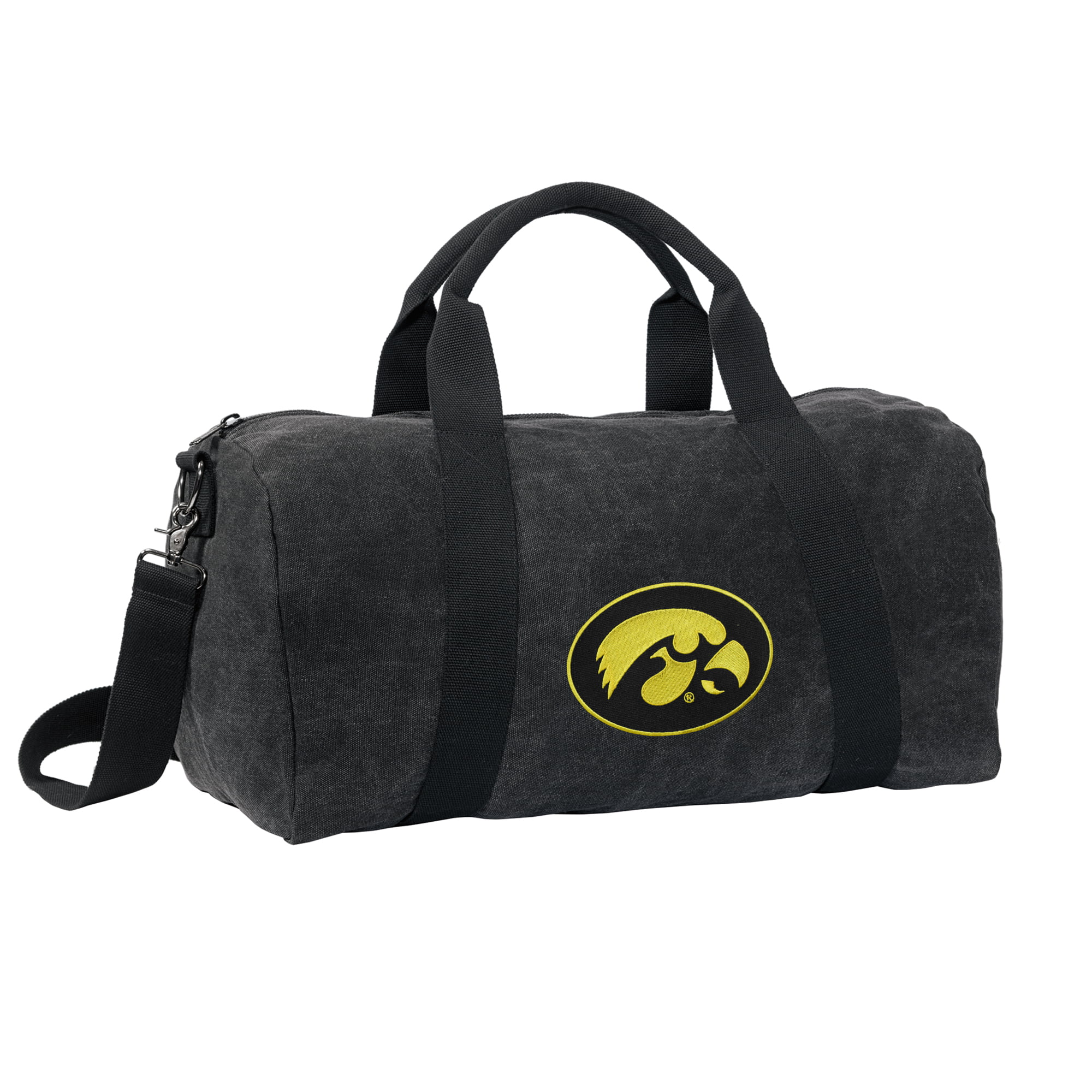 Broad Bay Small Iowa Hawkeyes Duffel Bag University of Iowa Gym Bags or Suitcase 