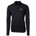 thumbnail image 2 of Men's Cutter & Buck Black ECU Pirates Big & Tall Virtue Eco Pique Recycled Quarter-Zip Pullover Top, 2 of 3