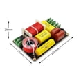 thumbnail image 3 of 2Pcs -250 250W 2 Way Frequency Divider Tweeter Crossover Filter DIY Speaker Filter Circuit Home Sound Theater, 3 of 8