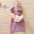 thumbnail image 4 of Envoltorio Zigjoy Shark-Fin para bebé, 0,5 tog, bambú, de 3 a 6 meses, 4 of 6