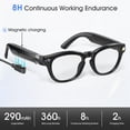 thumbnail image 2 of AI Smart Glasses with 8MP Camera, Real-Time Translation, Bluetooth Music & Calls, Color-Changing Lenses, Long Battery for Travel & Business, 2 of 8