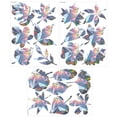 thumbnail image 2 of Pack of 3 Window Film Stained Leaf Reusable Removable Reusable Decorative Rainbow Glass Cling Removable Decoration Stickers Indoor Decals Office Decor, 2 of 7