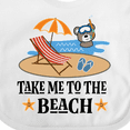thumbnail image 4 of Inktastic Beach Vacation Florida California Boys or Girls Baby Bib, 4 of 4