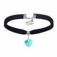 thumbnail image 2 of YYKihy European And American Beaded Necklaces Retro Heart Shaped Pendant Lace Multi Color Heart Shaped Necklace, 2 of 9