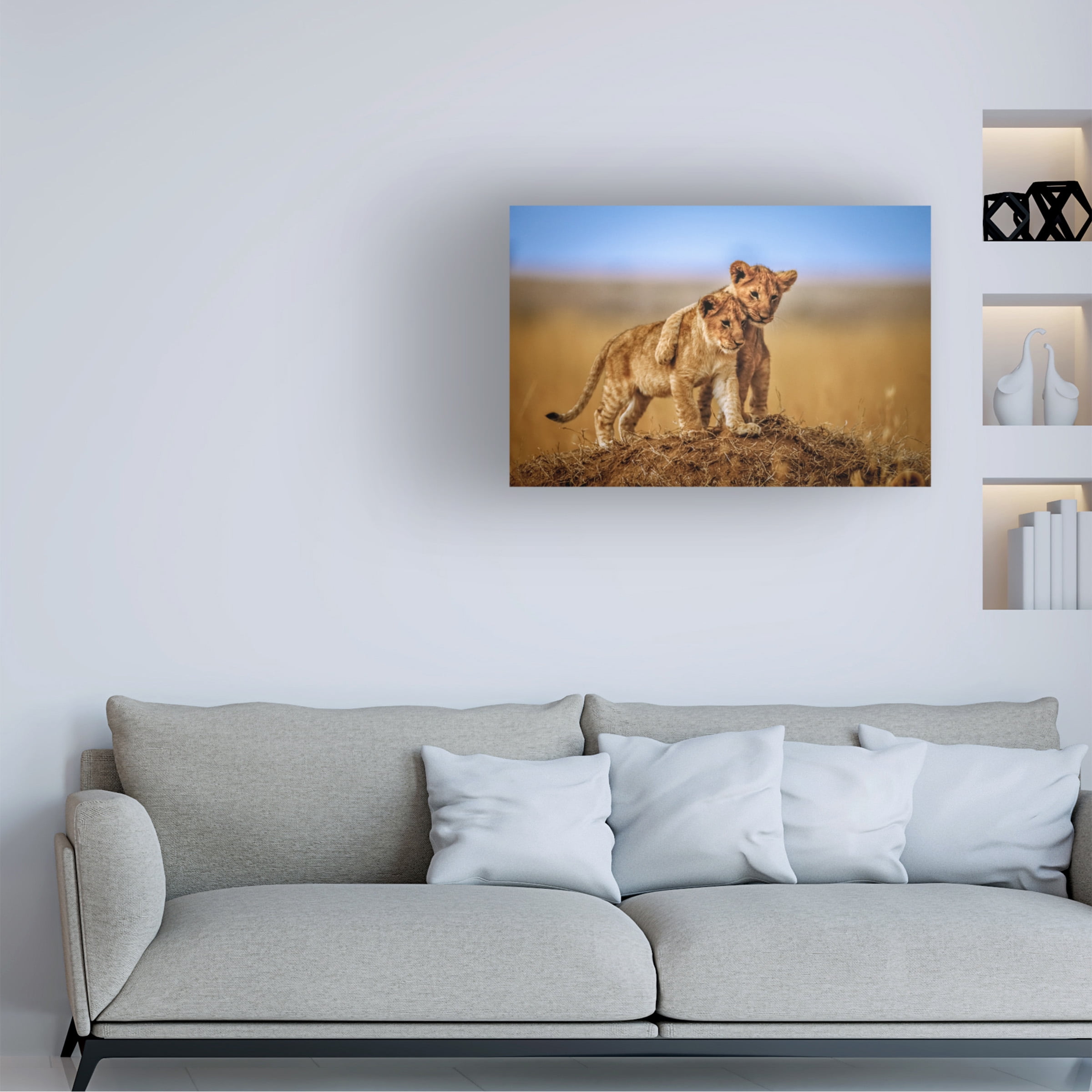 Jeffrey C. Sink 'Brothers For Life' Canvas Art