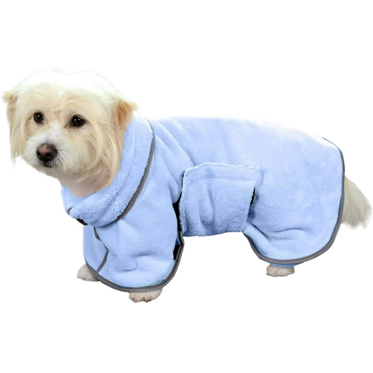 Super Absorbent Dog and Cat Bathrobe and Microfiber Bath Towels