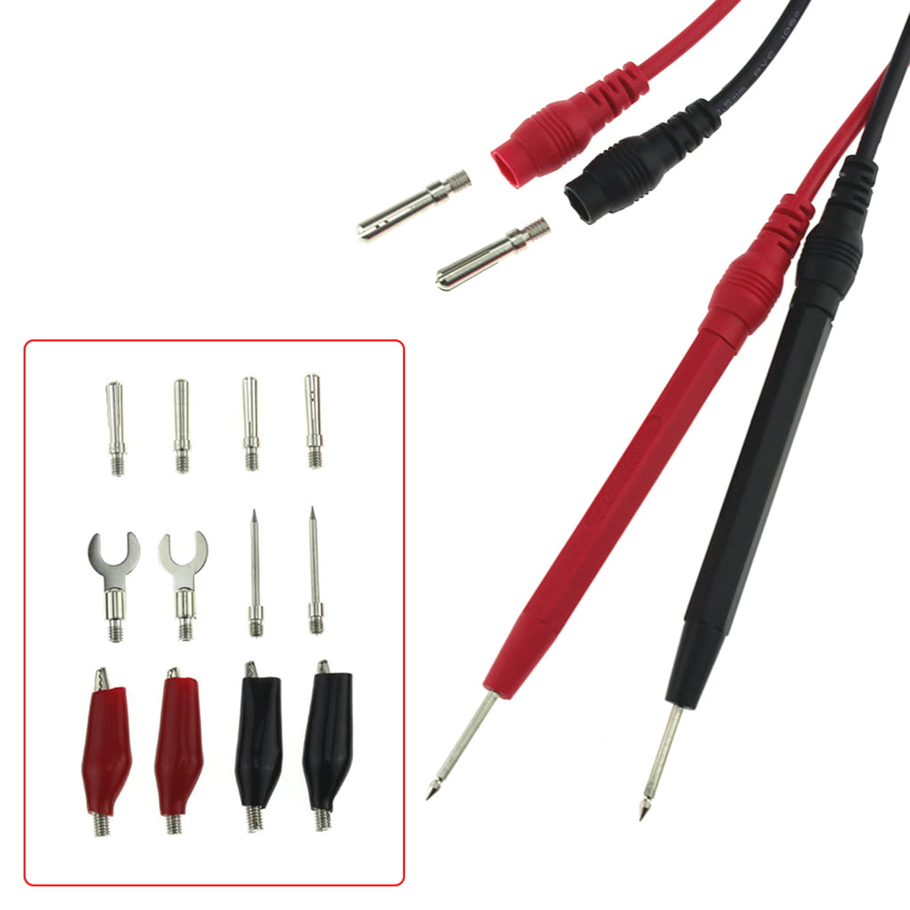 Wire Pen MultiMeter Test Leads Needle Tip Probe For Digital Multimeters 