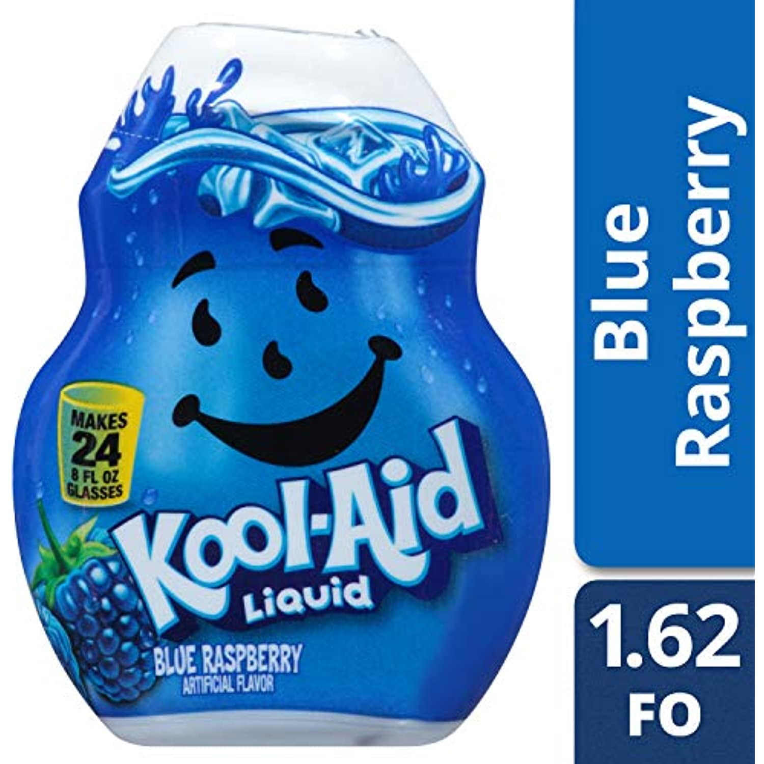 Kool-Aid Blue Raspberry Flavored Liquid Drink Mix (1.62 Oz Bottle)