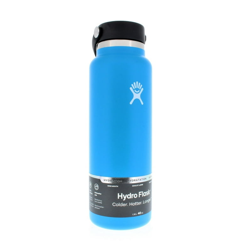 Hydro Flask Cobalt 40 Oz Wide Mouth Bottle With Flex Cap 1 EA for sale  online