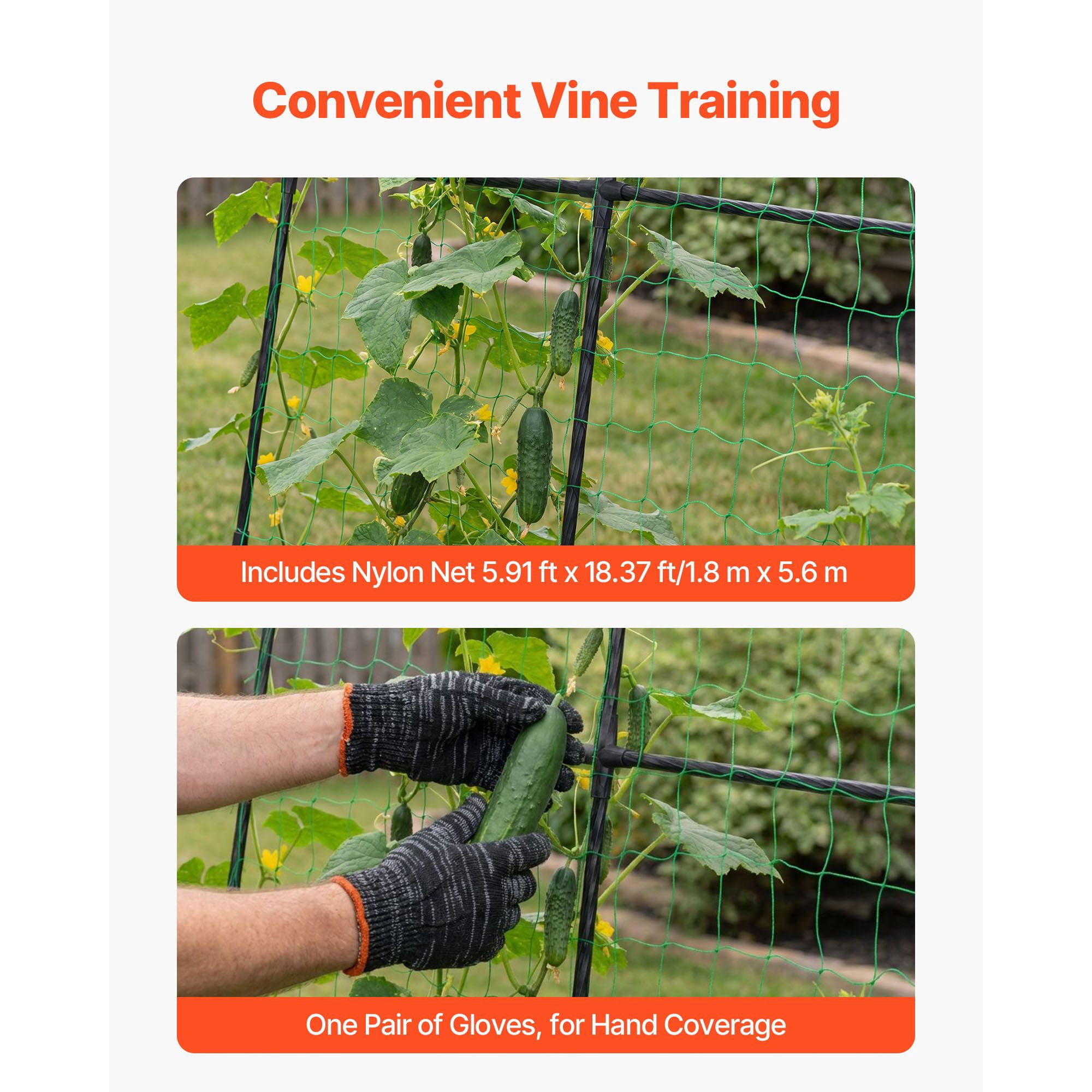 70.87X44.09x82.99 inch U-shaped metal climbing vine plant rack, cucumber, beans, tomato support arch, high bed garden