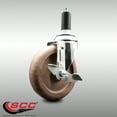 thumbnail image 2 of 5 Inch 316SS High Temp Glass Filled Nylon 1 Inch Stem Caster with Brake SCC, 2 of 2