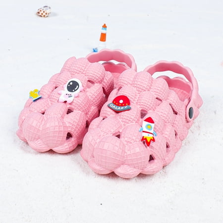 

Unisex Kids Massage Bubble Slides Soft-soled Anti-slip Indoor Outdoor Clogs Sandals Spring And Summer