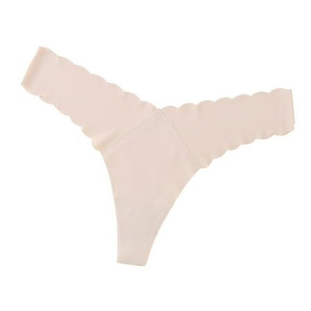 AherBiu Womens Thongs Seamless Ladies Underwear Panties Yoga Sportswear Panty