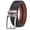 GRAY, variant on Plus Large Size for Waist 33“-61“ Automatic Ratchet Belt for Men, Leather-Textured Dress Belt, Classic Click Buckle Style, Brushed Zinc Alloy Buckle, 1.38 Inch Width, Black & Brown Colors Available