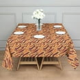 thumbnail image 3 of Leopard Print Square Tablecloth 42x42in(107x107cm) – Waterproof Polyester Printed Table Cover, Wrinkle Resistant & Washable for Kitchen Dining Picnic Party Decor, 3 of 6