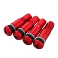 thumbnail image 1 of ADDHAT 4Ud Cubiertas De Para De Automóvil En Aluminio Resistente Rojo, 1 of 6