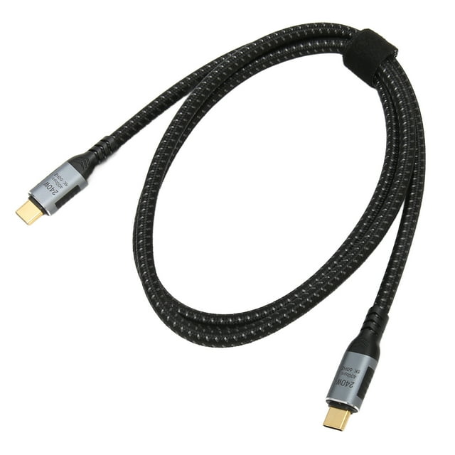 USB C To USB C Cable, Type C To Type C Charging Cord, PD3.1 240W Fast Charging, Support 8K 60hz Display, 40Gbps Data Transfer, USB 4.0 Gen 3 Data Cable, Nylon Braided