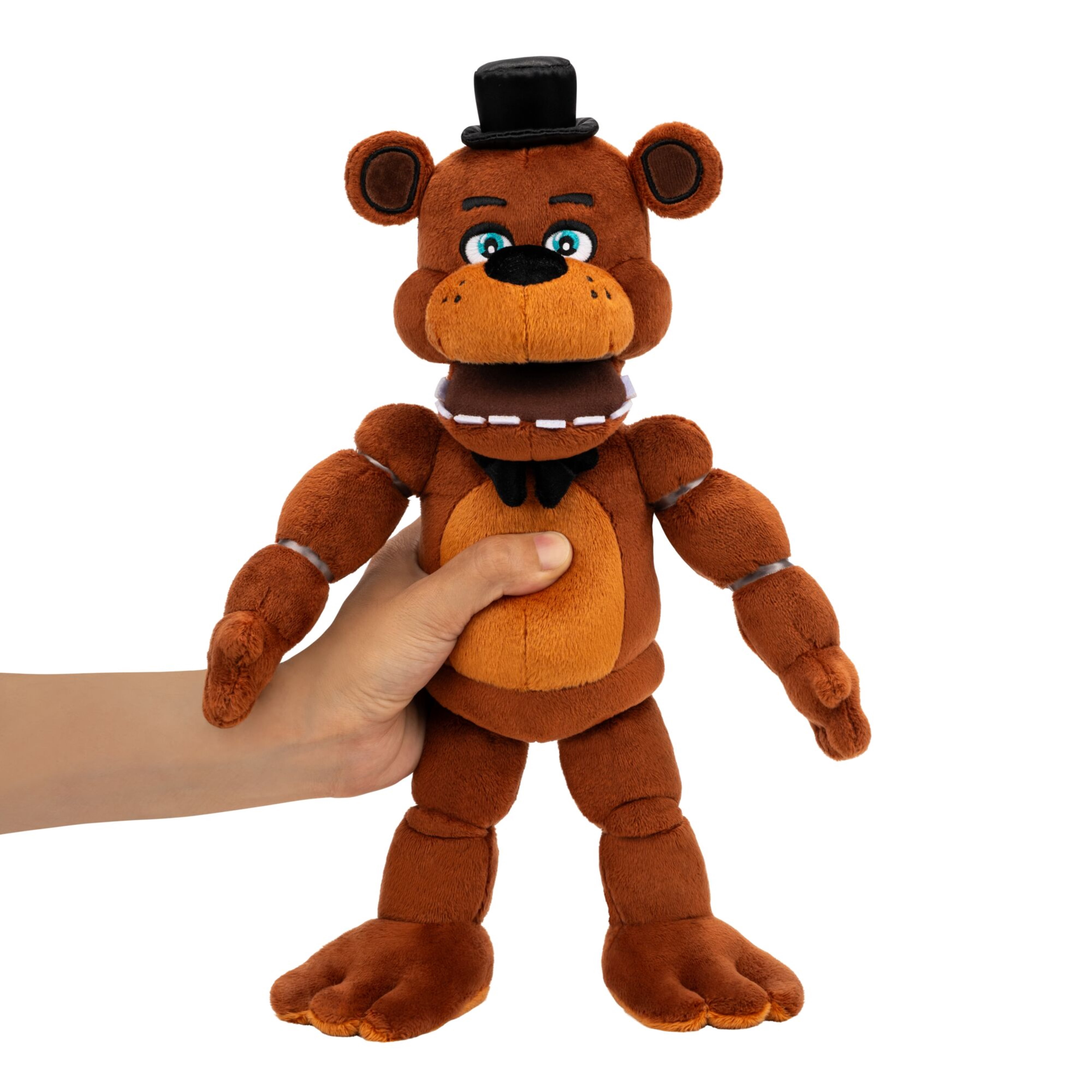 Five Nights at Freddy’s 14 inch Poseable Sound Classic Freddy Plush - 4 Sounds, and  Glow-In-The-Dark Eyes