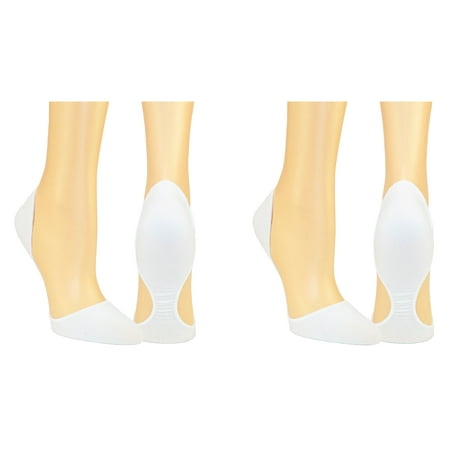

InvisaSock Closed Toe 2 Pair Pack Socks - White