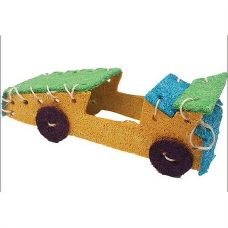 UPC: 0644472009774 | A&E Cage 644170 Nibbles Loofah Race Car for Small Animal Toy – Small