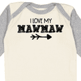 thumbnail image 4 of Inktastic I Love My Mawmaw with Arrow Boys or Girls Long Sleeve Baby Bodysuit, 4 of 5