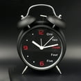 thumbnail image 3 of Greenadscape Small Alarm Clock Loud Analog Black 1Set for Heavy Sleepers, 3 of 4
