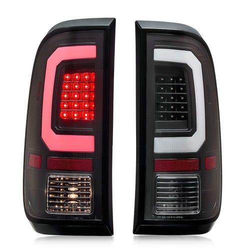 Black LED Tail Lights Lamps for 2008-2016 Ford F250 F350 F450 F550 Super Duty