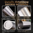 thumbnail image 4 of Arcticwind 4Pcs 304 Stainless Steel Tumbler Cups, 17oz Unbreakable Metal Beer & Drinking Glasses, BPA-Free, Reusable Water Cups with Tapered Design for Home, Bar, Party, Silver, 4 of 7