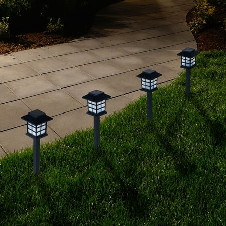 Outdoor Lantern Solar Landscaping Lights - Set of 6 by Pure