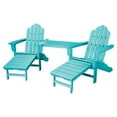 thumbnail image 2 of Hanover Outdoor Rio 3-Piece All-Weather Chat Set with Hideaway Ottoman, 2 of 4
