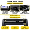 thumbnail image 3 of KFFKFF Vinyl Slicing Equipment, 28inch Vinyl Designer, LCD Screen Slicing Device, Modifiable Dual-Spring Pinch Rollers Sign Slicing Designer, Designer with Signmaster Software for Creation, 3 of 9