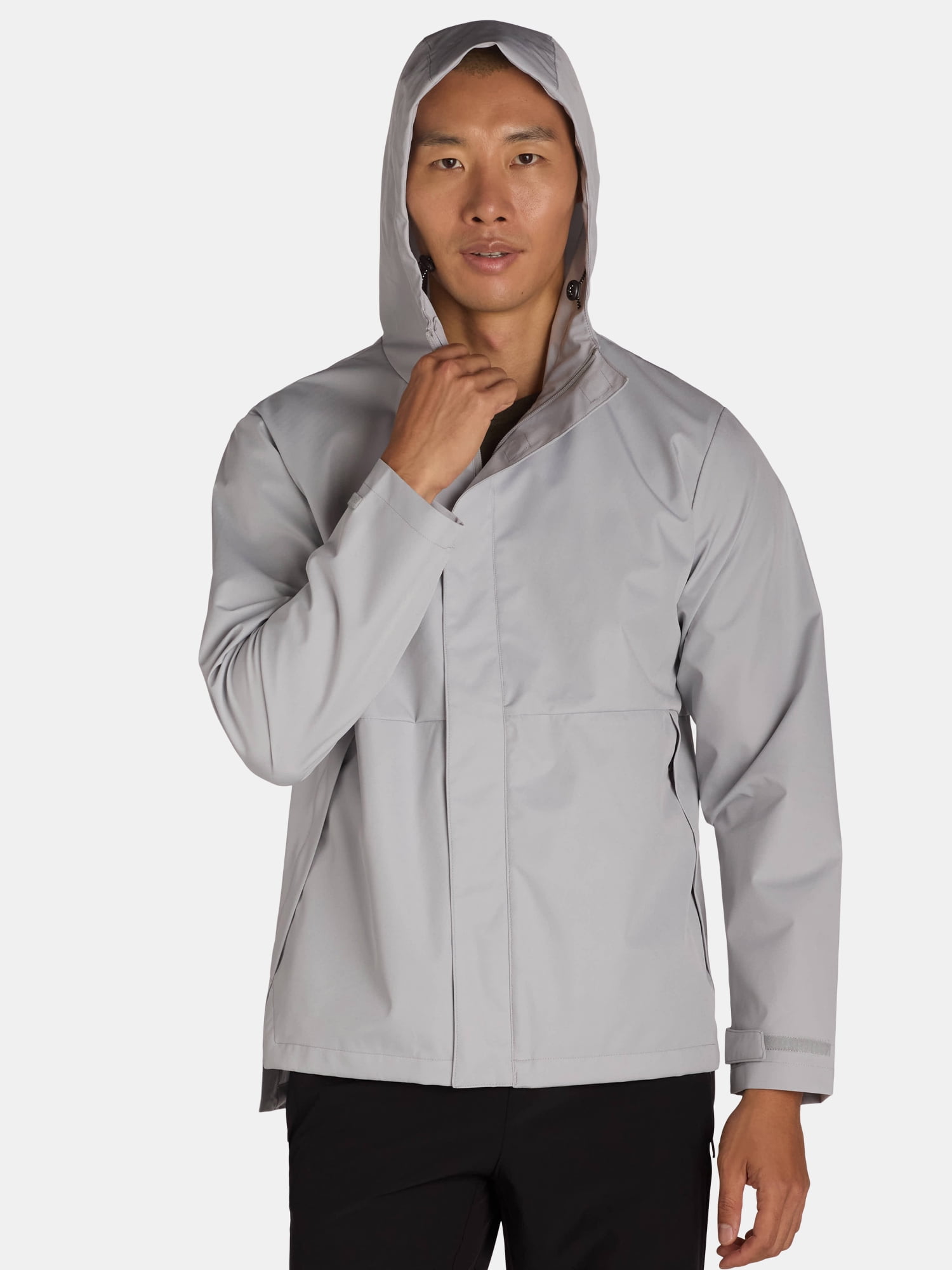 Ozark Trails Men's & Big Men's Hooded Rain Jacket, Sizes S-3XL