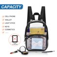 thumbnail image 4 of Minimochila transparente USPECLARE, aprobada para estadios, negra, 4 of 9