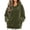 Green, variant on Fesfesfes Women's Casual Velour Hooded Pullover Sweatshirt Long Sleeve Drawstring Hoodie Top with Kangaroo Pocket Solid Color Loose Fit for Fall Winter Daily Wear