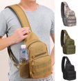 thumbnail image 1 of Men Backpack Sling Chest Pack Shoulder Bag Outdoor Hiking Travel, 1 of 7