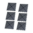 thumbnail image 4 of 6 alfombrillas antideslizantes entrelazadas para suelos de goma PP térmica para garaje Negro, 4 of 9