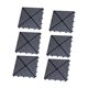 thumbnail image 4 of 6 alfombrillas antideslizantes entrelazadas para baldosas de suelo, cojín modular para drenaje Negro, 4 of 9